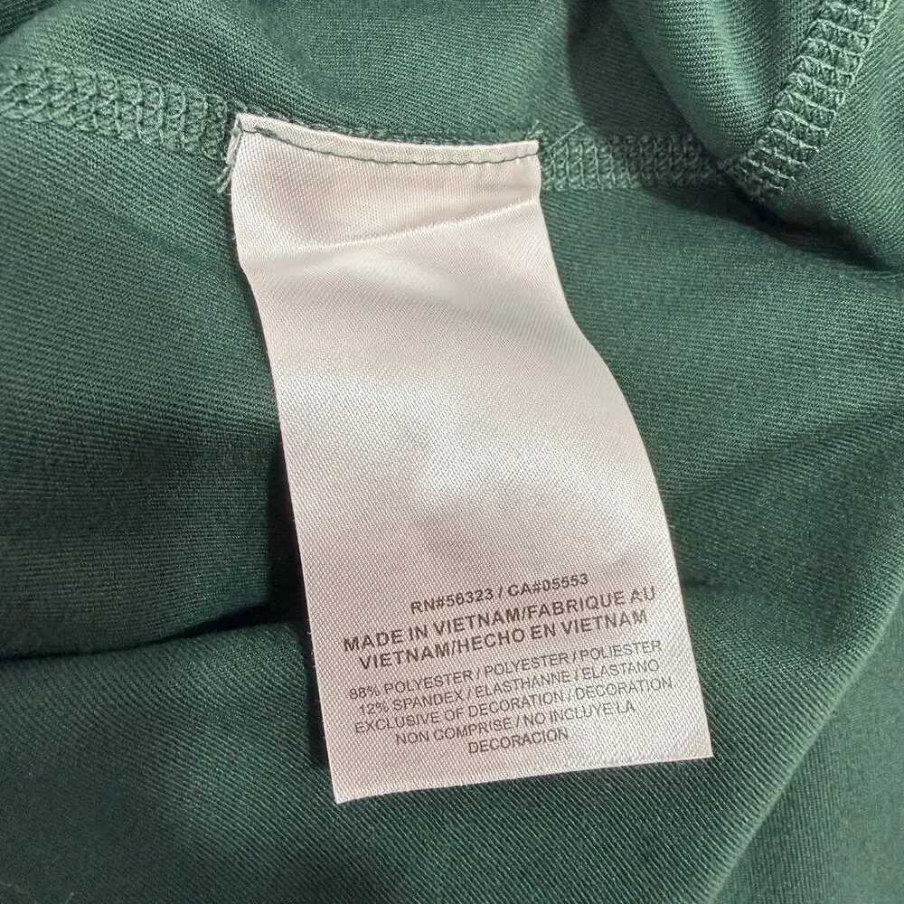 Nike Michigan State Spartans Quarter Zip Pullover Large Green Running Stretch